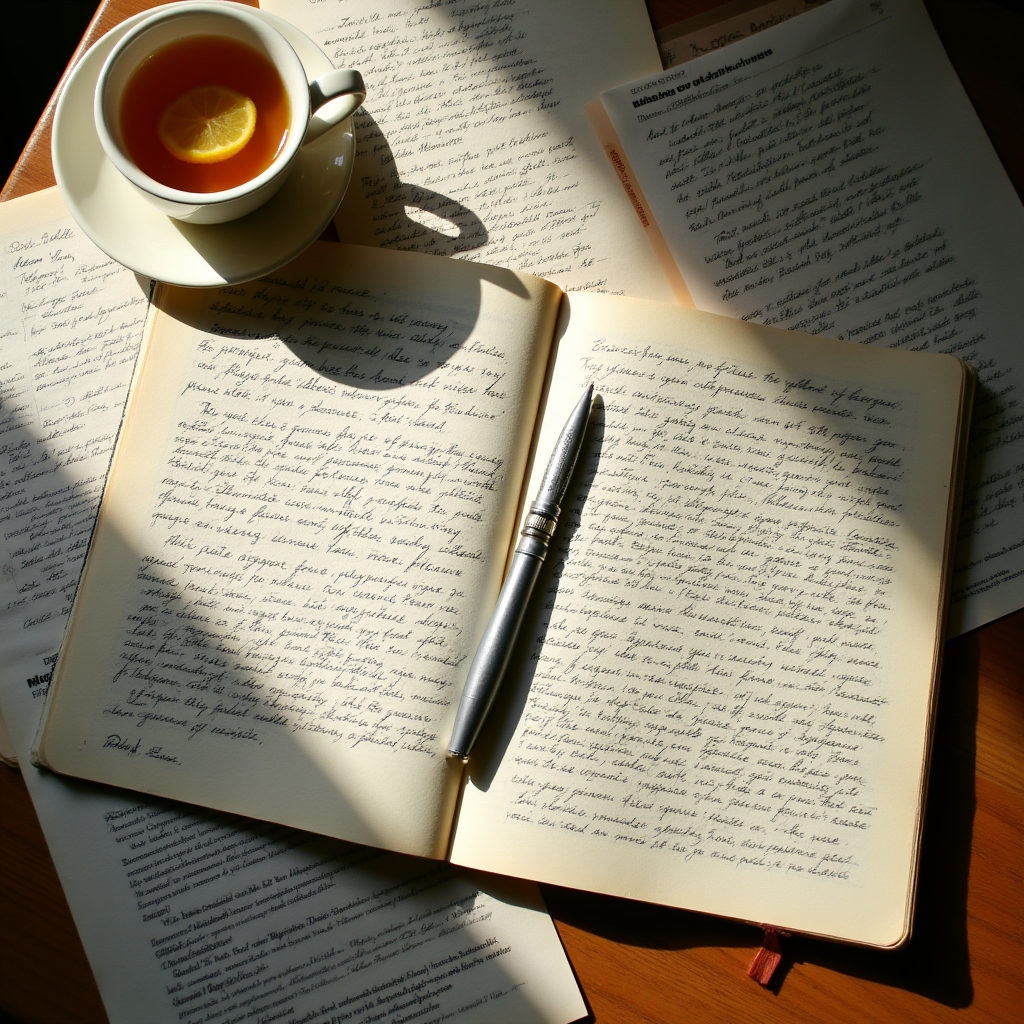 Unterlagen und Notizbücher zu Verhaltensforschung im Bereich Finanzen